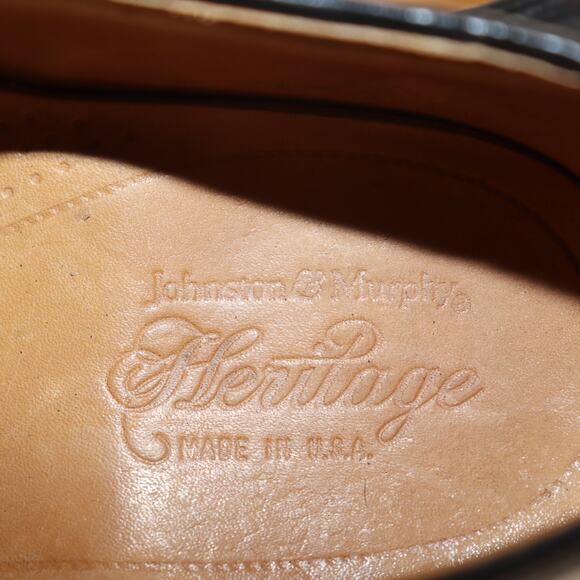 Johnston & Murphy Heritage Cap Toe Oxford Dress Shoes | Men’s 13 D | Made in USA - Picture 7 of 7